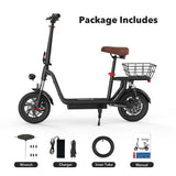 Electric scooter: iScooter i12 500W with seat