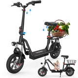 Electric scooter: iScooter i12 500W with seat