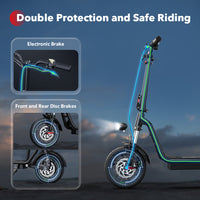 Electric scooter: iScooter i12 500W with seat