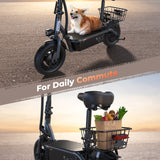 Electric scooter: iScooter F3 1000W with seat