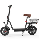 Patinete eléctrico: iScooter i12 500W con asiento