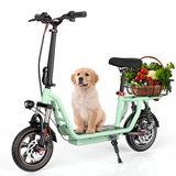 Patinete eléctrico: iScooter i12 500W con asiento